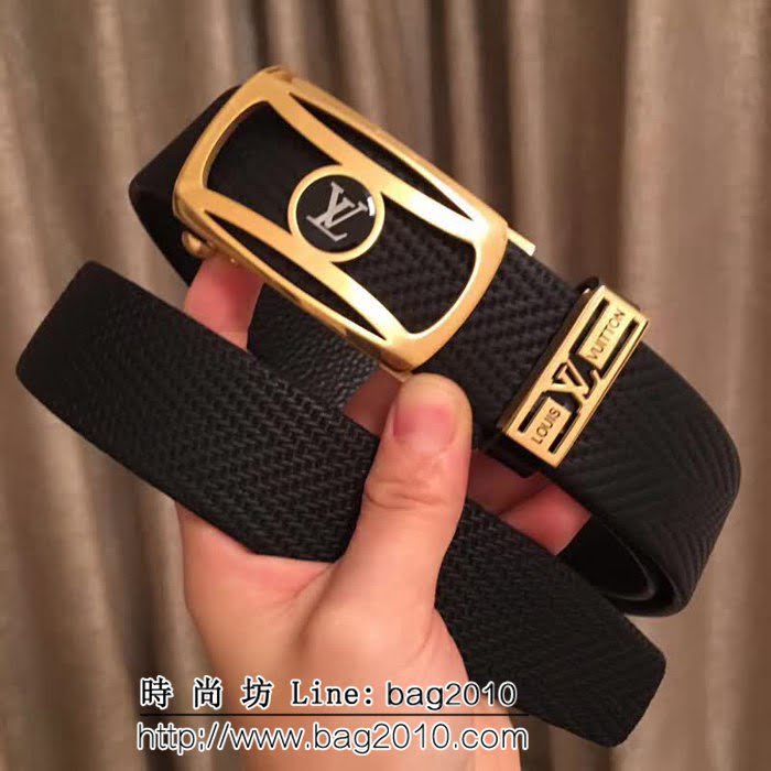 路易威登LV Louis Vuitton義大利進口雙面頭層牛皮 專櫃 高端男士皮帶 LHG1160